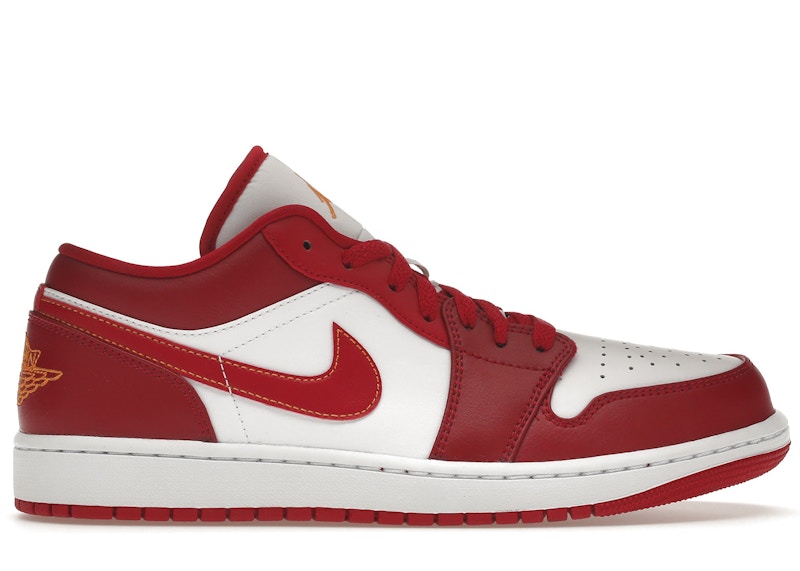 Jordan 1 Low Cardinal Red Men's - 553558-607 - US