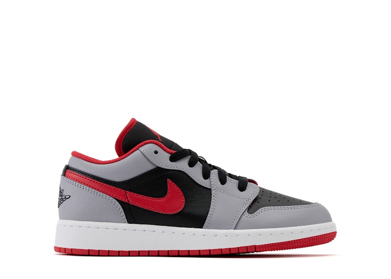 Jordan 1 Low Cement Fire Red (GS) - 553560-060 - US