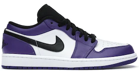 Jordan 1 Low Court en violeta y blanco
