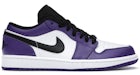 Jordan 1 Low Court Purple White