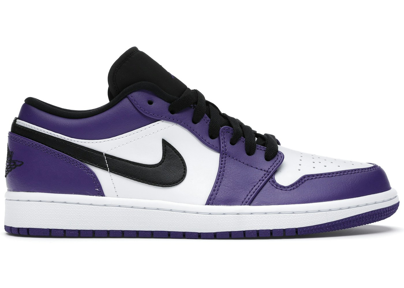 Jordan 1 Low Court Purple White 500