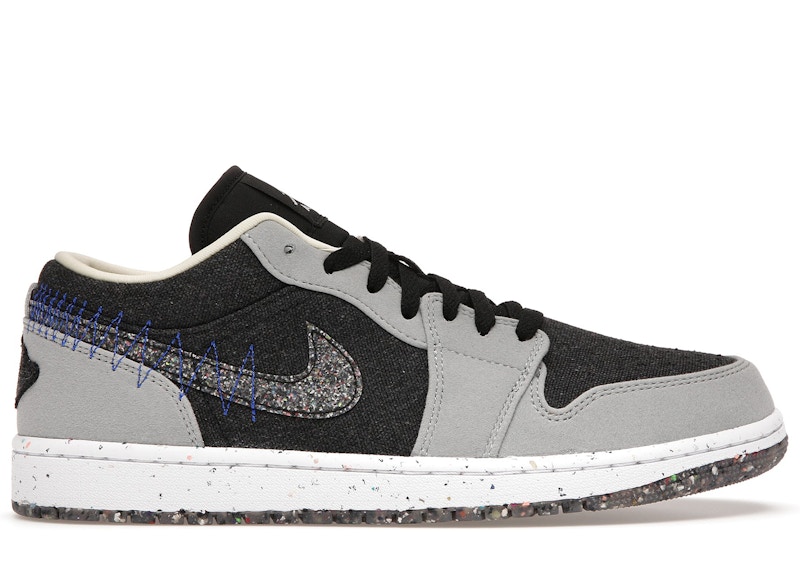 jordan 1 low crater black grey