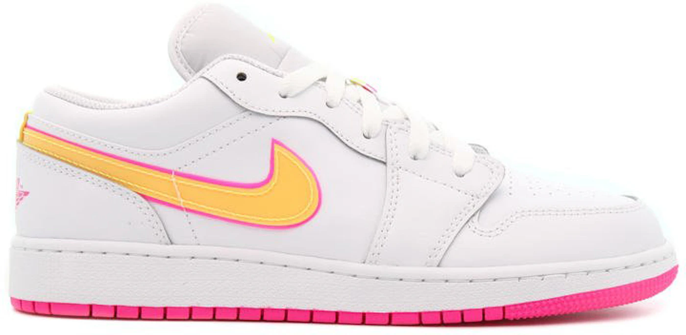  Nike 1 Mid Edge Glow Girls Shoes Size 1.5, Color:  White/Crimson/Highlight