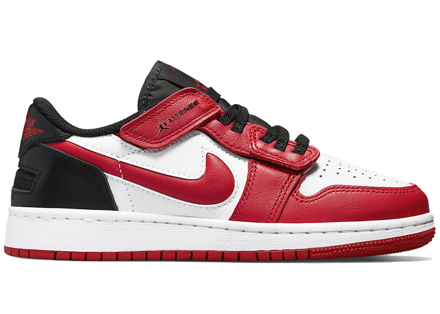 Jordan 1 Low FlyEase Gym Red (GS) Kids' - DN4639-163 - US