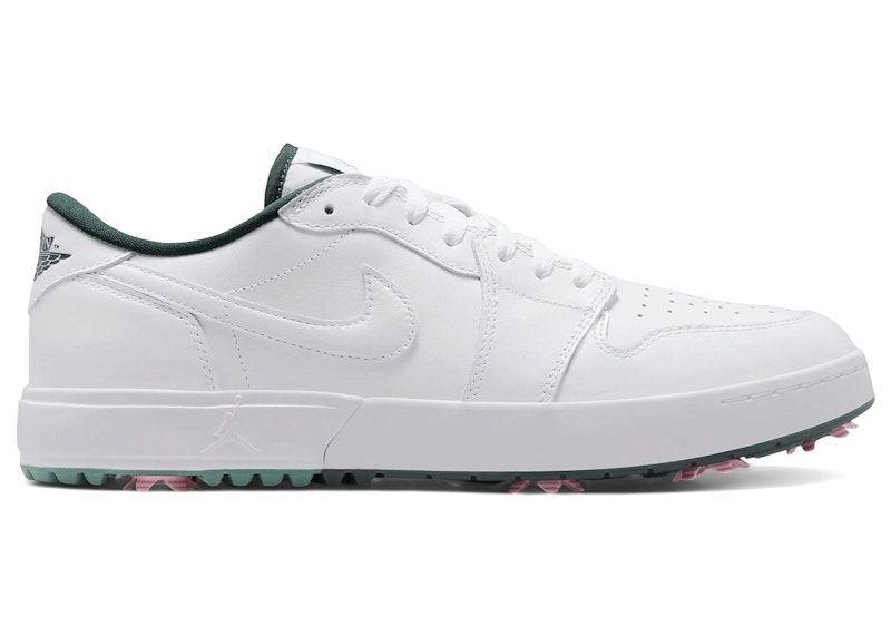 Jordan 1 Low Golf Spiked White Fir Elemental Pink