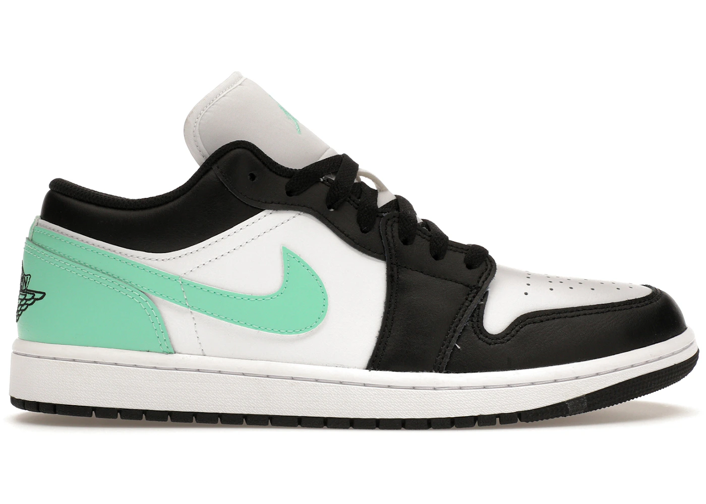 Jordan 1 Low Green Glow Men's - 553558-131 - US