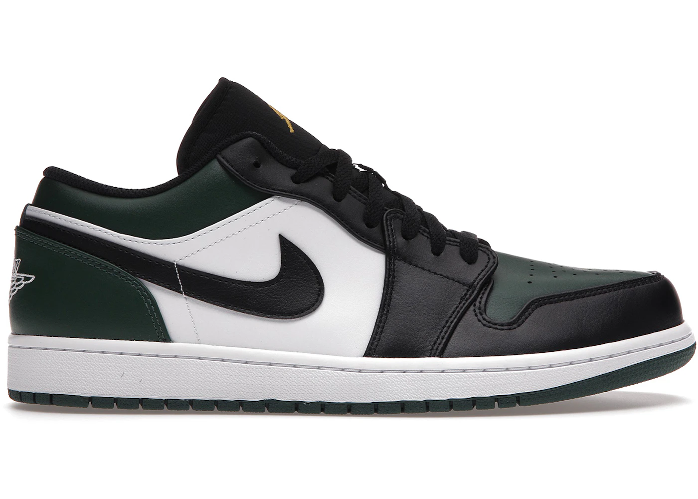 Jordan 1 low white black green Clearance