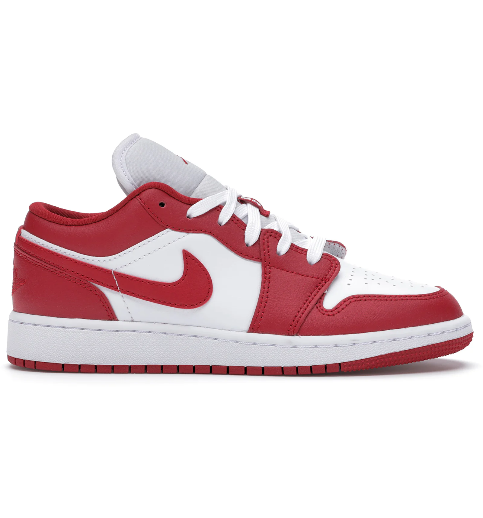 Jordan 1 low white red gs Clearance