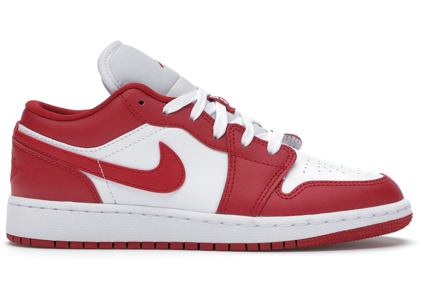 Jordan 1 Low Gym Red White Gs 611