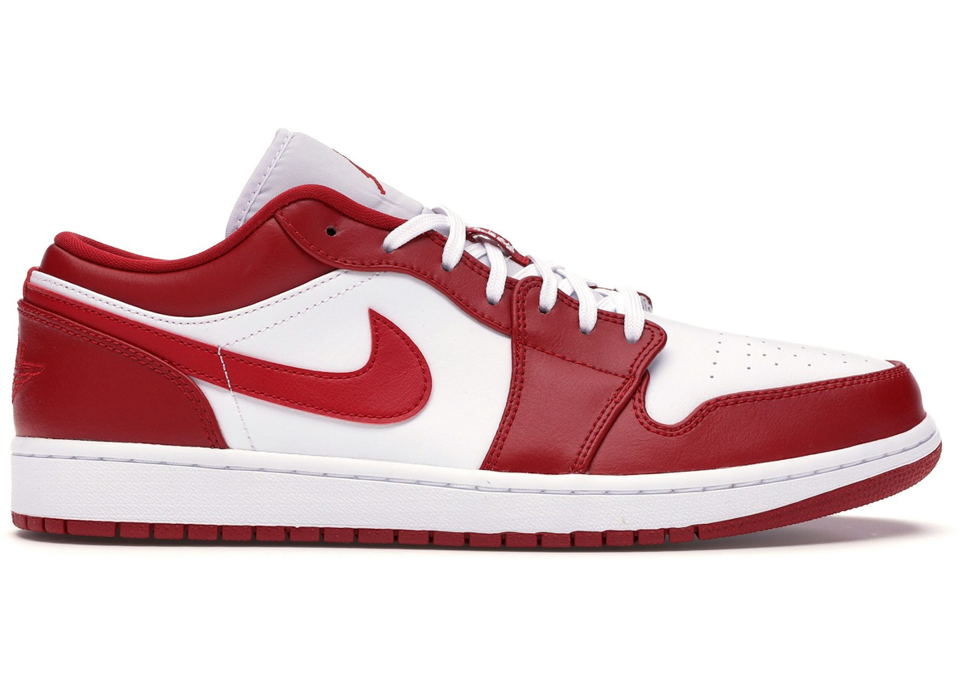 Jordan 1 Low Gym Red White - 553558-611