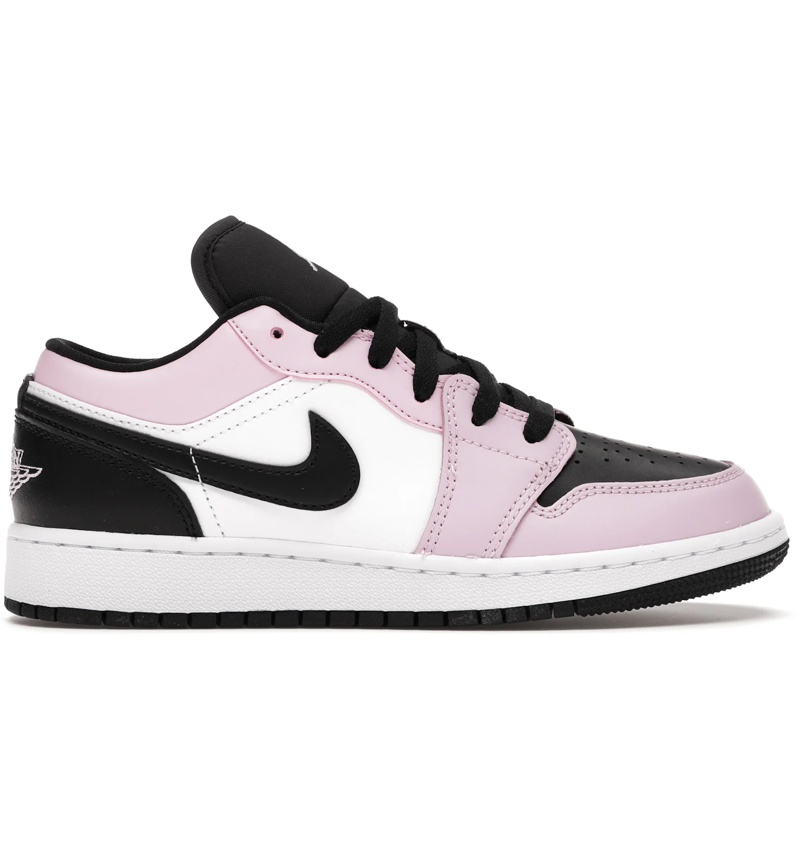 Light pink and white top jordans
