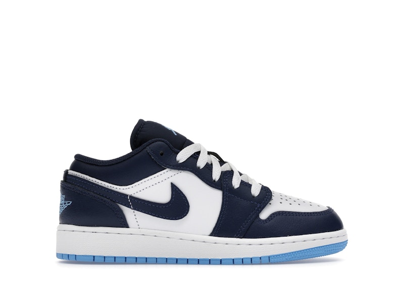 Jordan 1 Low Midnight Navy University Blue (GS) - 553560-404 - US