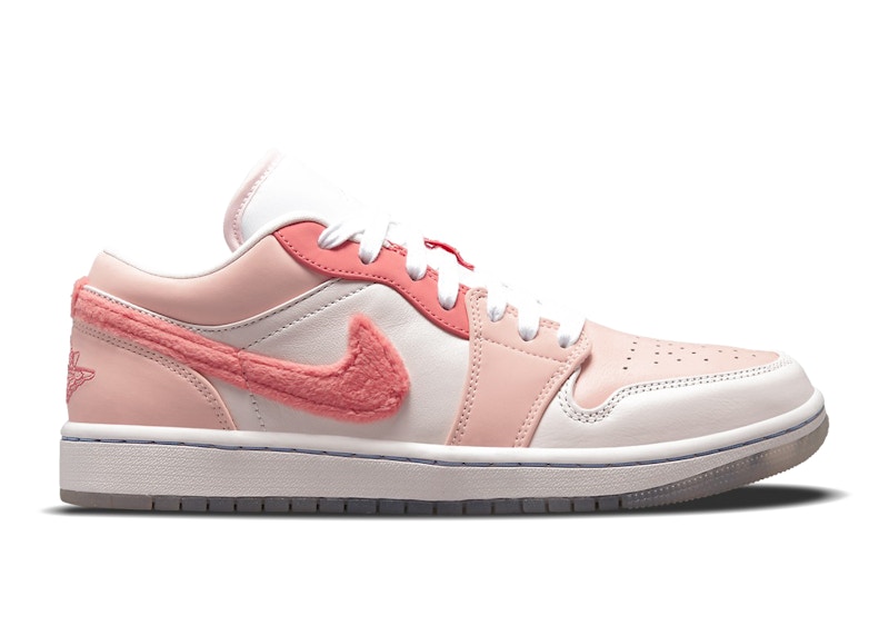 Jordan 1 Low SE Mighty Swooshers Pink (Women's) - DM5443-666 - US