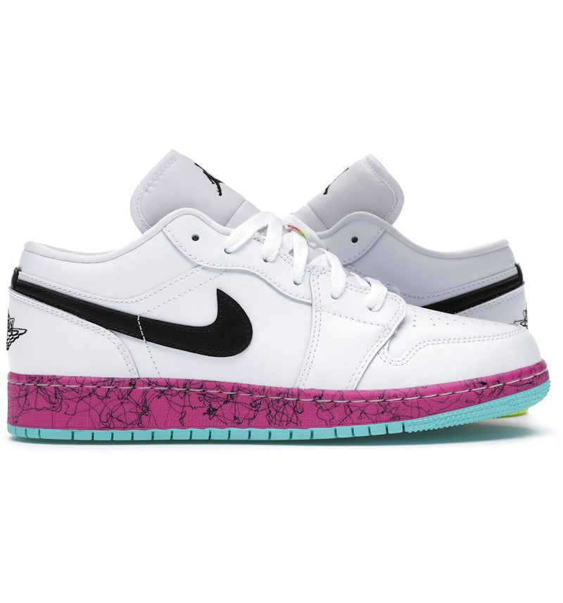 Jordan Low Multi-Color Midsoles White (GS) CV9548-100 US