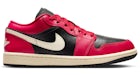 Jordan 1 Low Mystic Hibiscus Black (Women's)