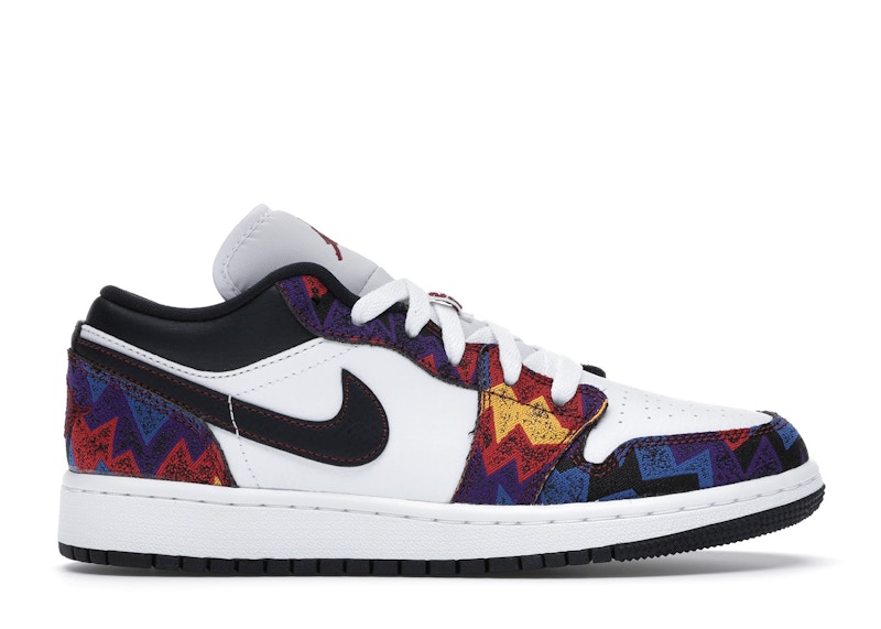 Jordan 1 Low Nothing But Net (GS) Kids' - CZ8657-100 - US