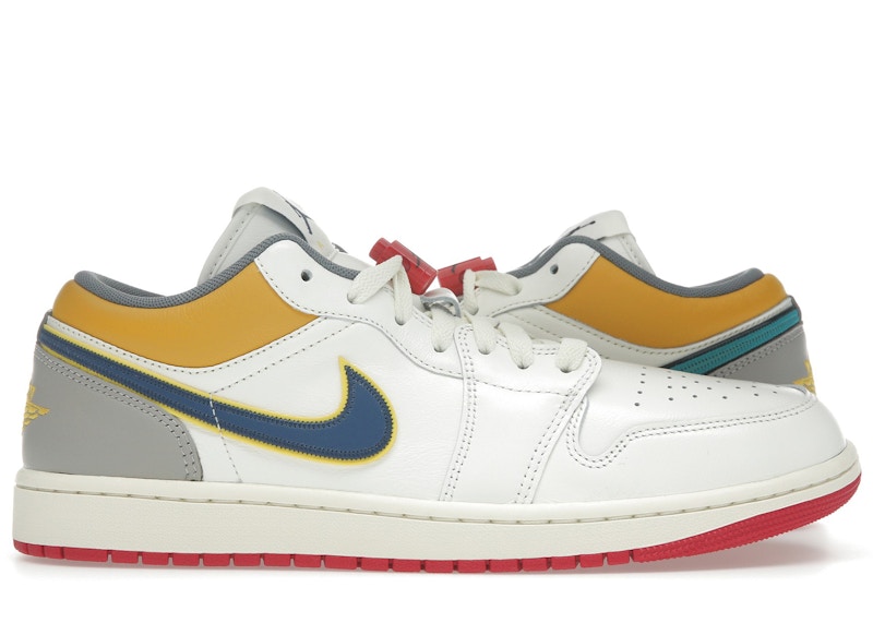 靴 Nike Air Jordan 1 Low PRM Jordan 1 Low PRM Sail Cashmere Men's - HV4511-133 - US