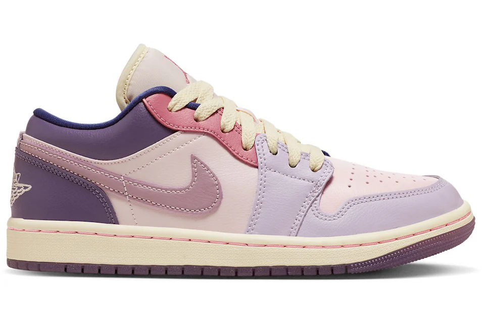 Purple and cream jordans Outlet