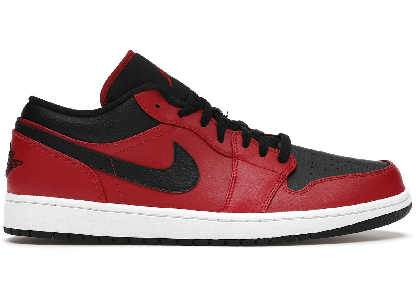 Jordan 1 Low Reverse Bred Pebbled Swoosh 605 Jordan 1 Low Reverse Bred Pebbled Swoosh 605