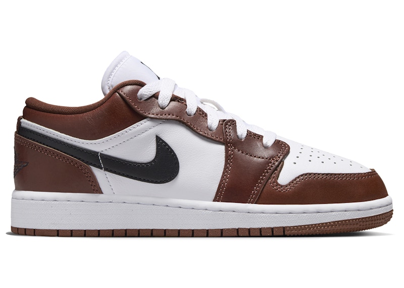 Pre-owned Jordan 1 Low Se Sneakers In White/dark Pony/black In Multi