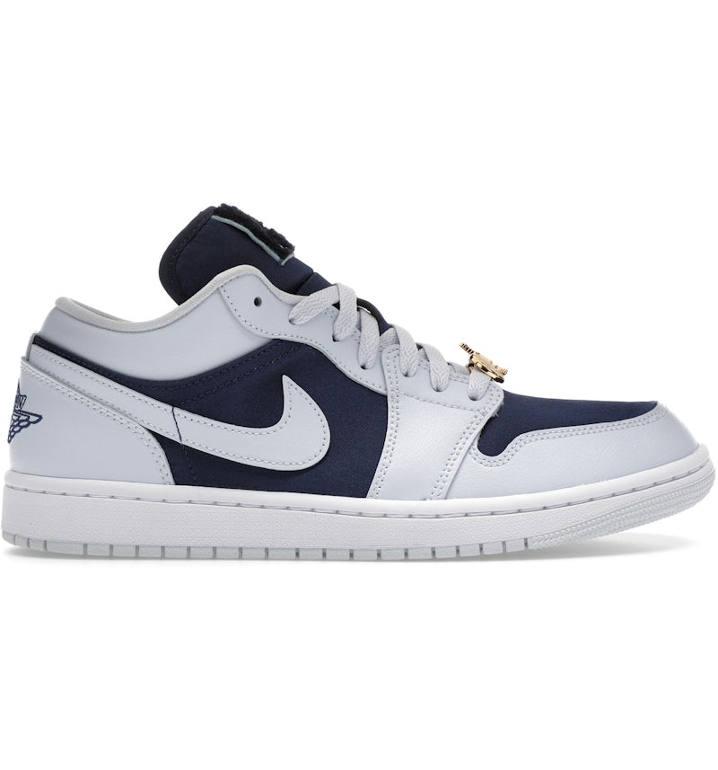 Jordan Low SE Football Grey White Gym Red Midnight Navy (Women's