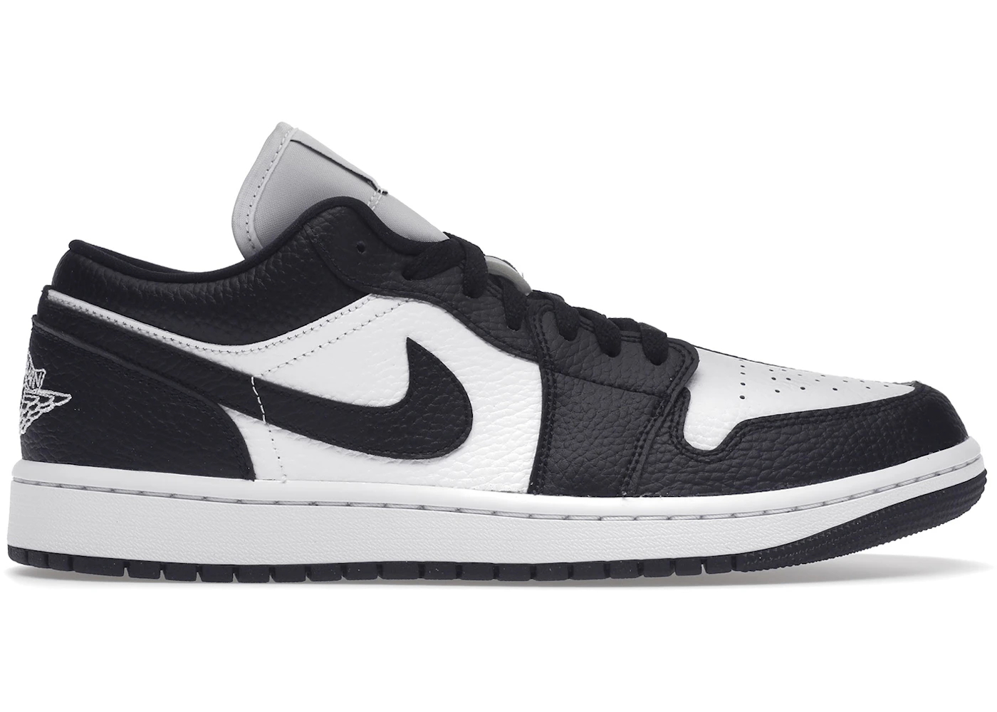 Black and white nike jordans low Outlet