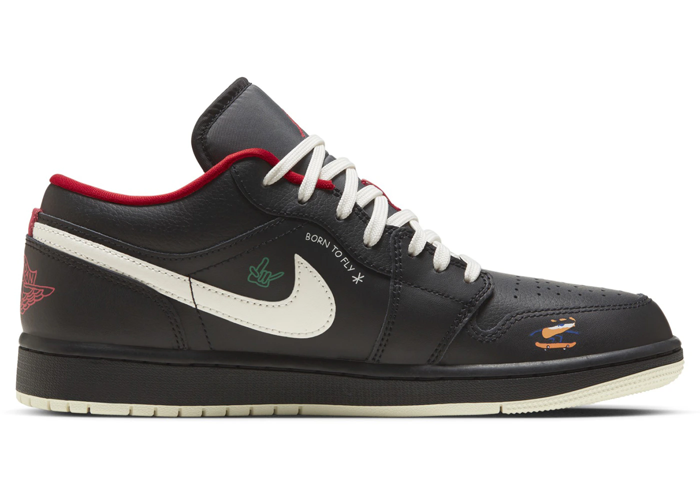 Jordan 1 Low SE Just Skate Black Men's - FJ7073-010 - US