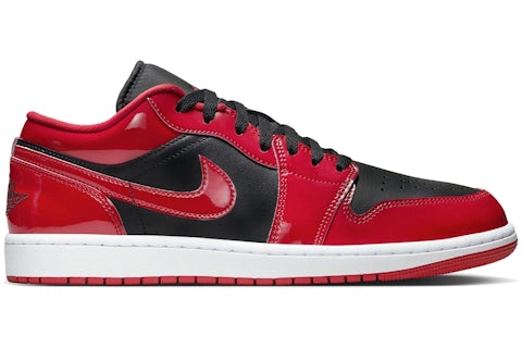 Jordan Low SE Patent Varsity rouge noir (femmes) Homme Style
