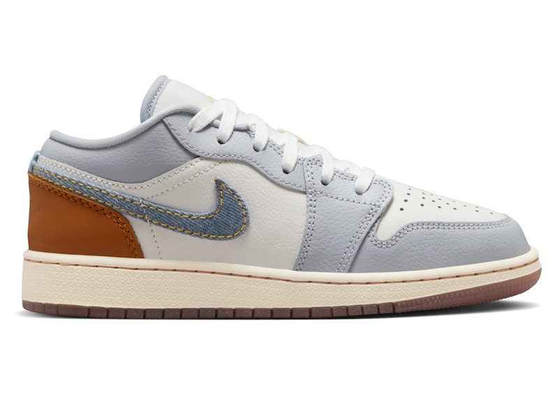 Jordan 1 Low SE Phantom Coconut Milk Amber Brown Light Armory Blue (GS) -  FZ5046-041 - US