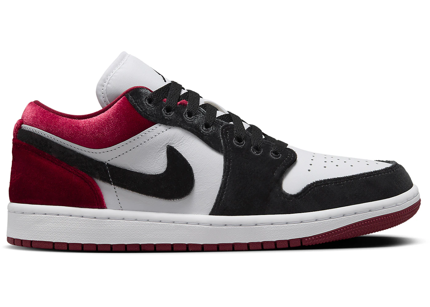 Sneakers Jordan Low Black Toe Womens Jordan Low SE Velvet