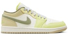Jordan 1 Vela Bassa Bianco Oil Verde (donna)