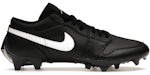 Jordan 1 Low TD Cleat en blanco y negro