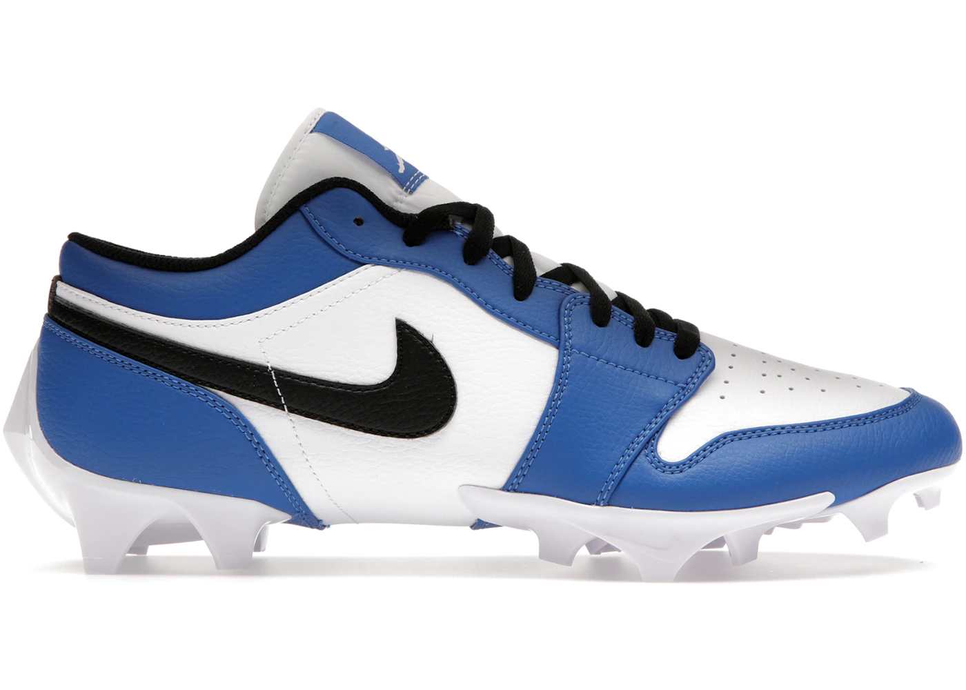 Blue and white jordan cleats Clearance