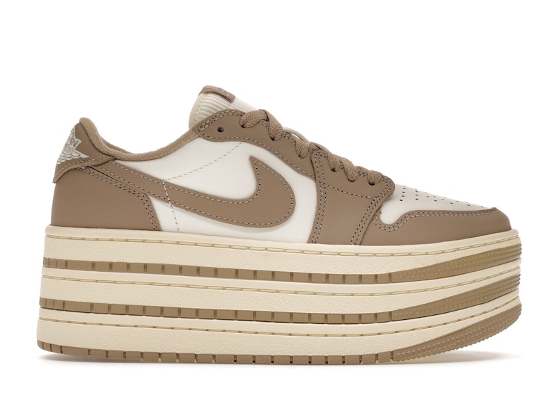 Jordan 1 Low Triple Stack Khaki Sail (Women's)