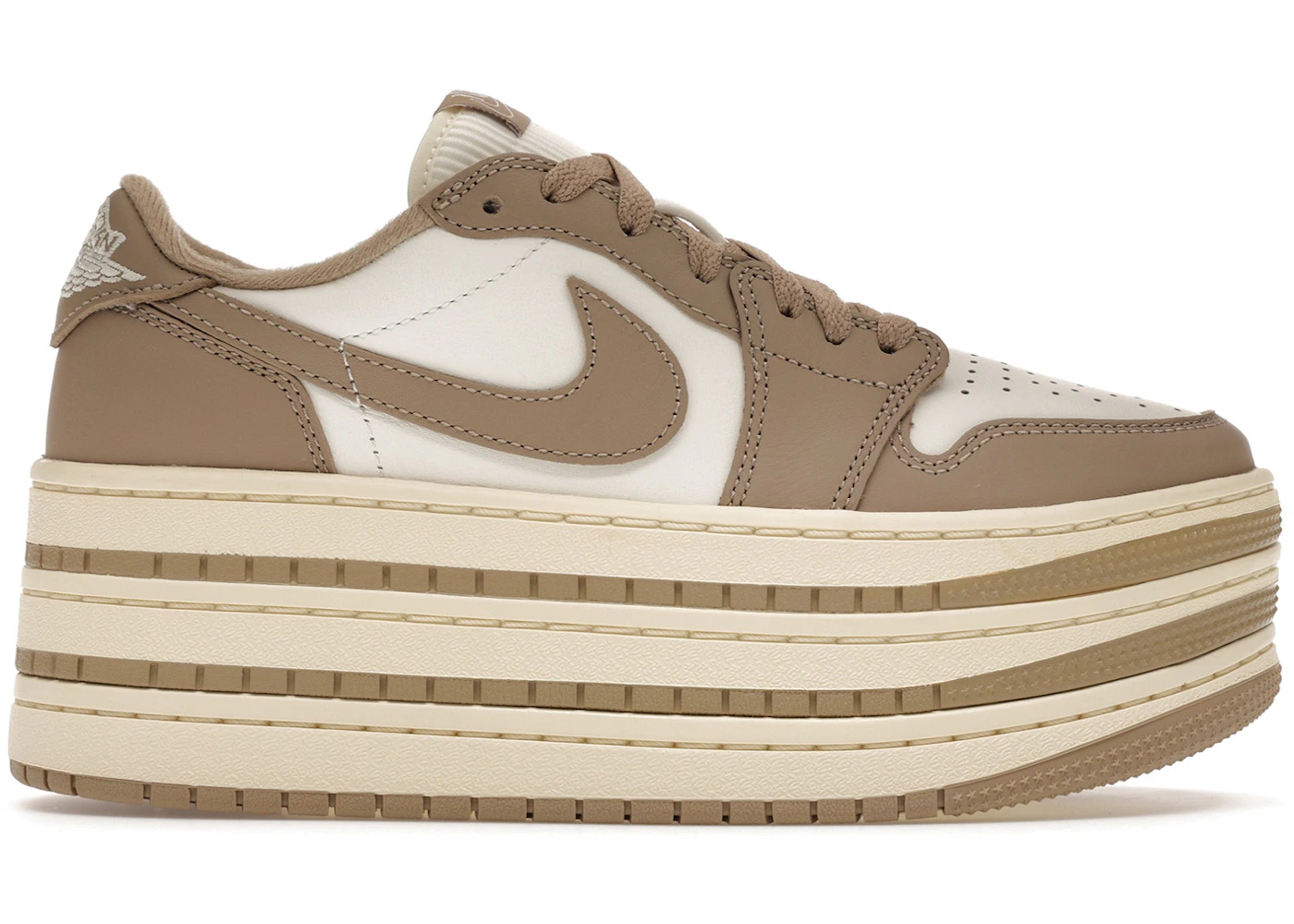 Jordan 1 Low Triple Stack Khaki Sail (Women's)