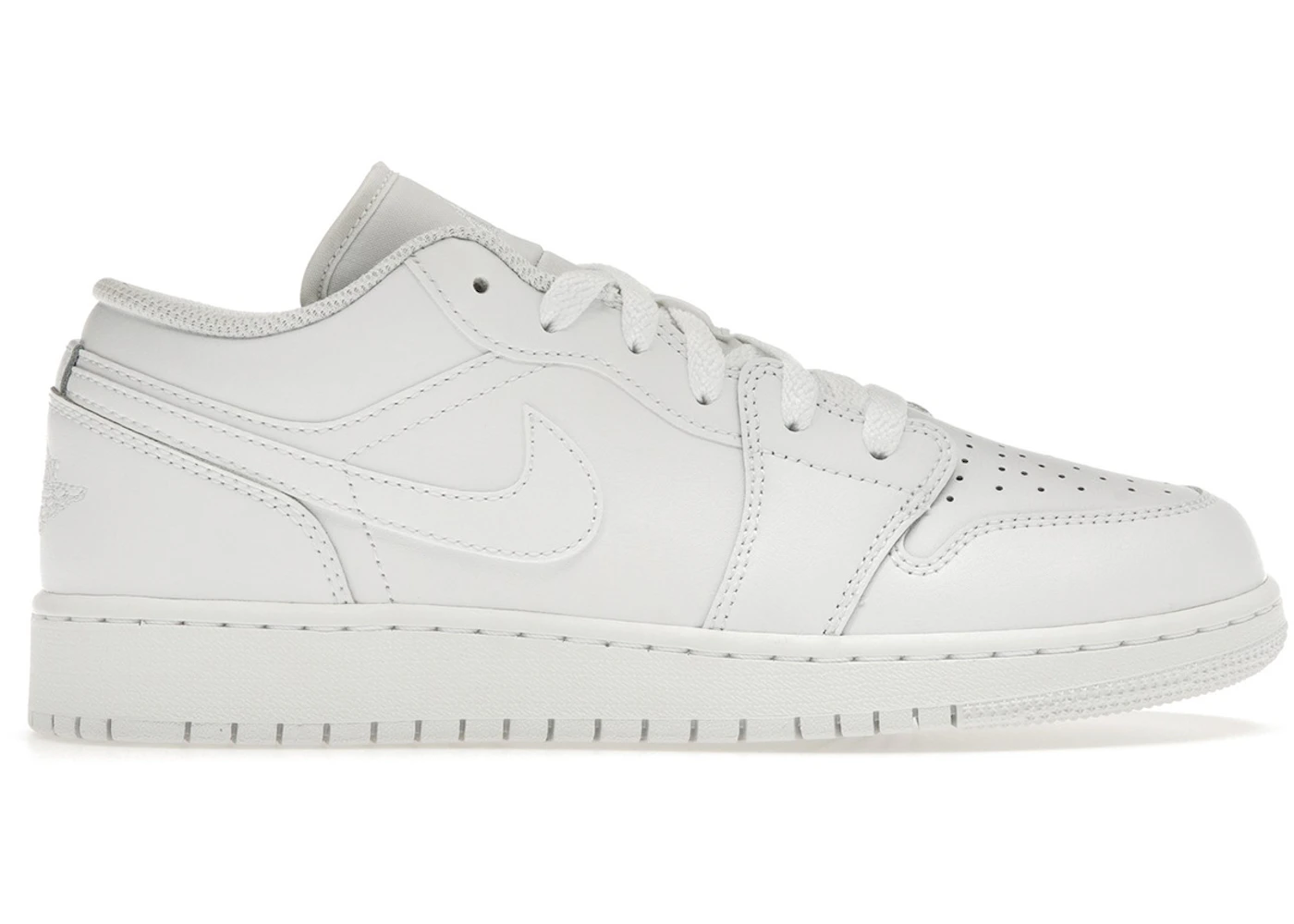 Jordan 1 low triple white stockx Clearance