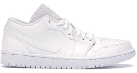 Jordan 1 low triple white stockx Clearance