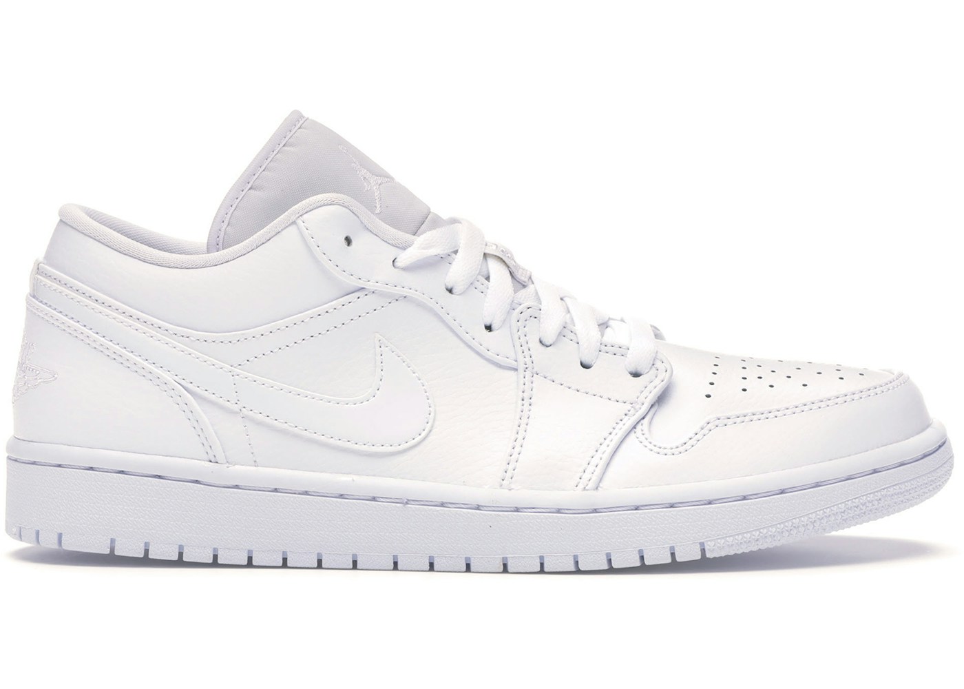 Jordan 1 Low Triple White Fog Grey 126 Jordan 1 Low Triple White Fog Grey 126