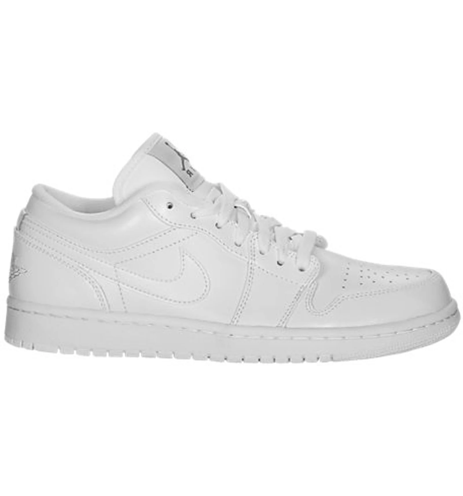 Air jordan 1 retro low triple white best sale