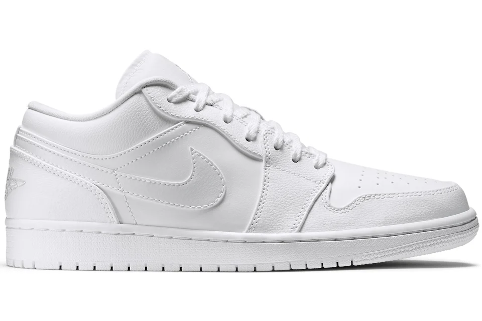 Air jordan retro 1 low best sale white