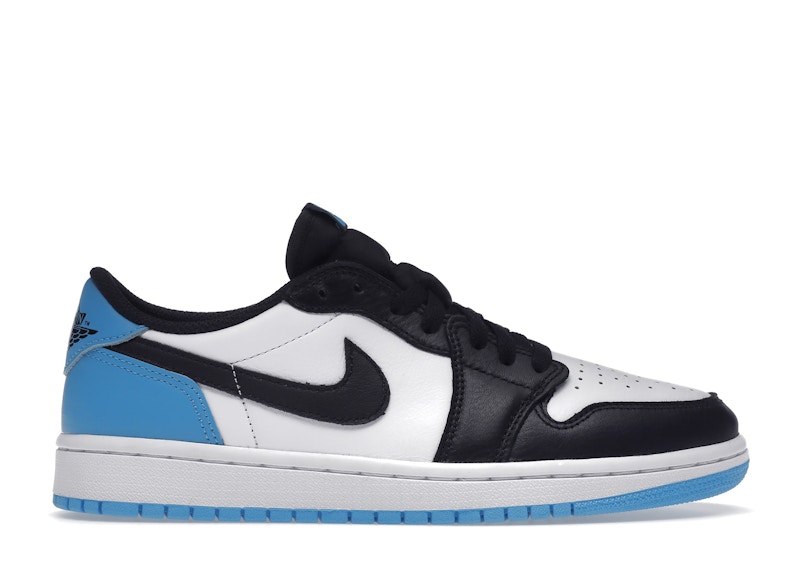 Jordan 1 Low Black Dark Powder Blue (W 