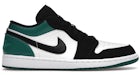 Jordan 1 Low White Black Mystic Green