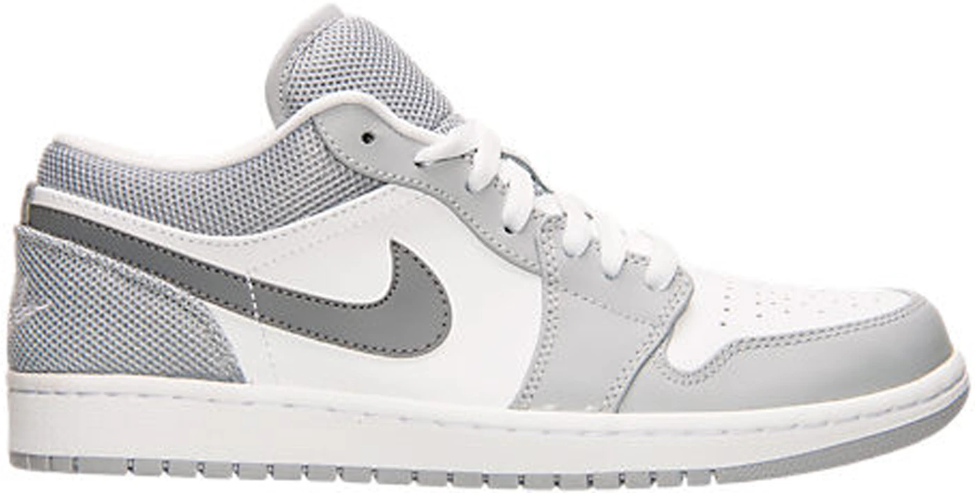 Nike Air Jordan Low x grey on white LV - BC.Customz