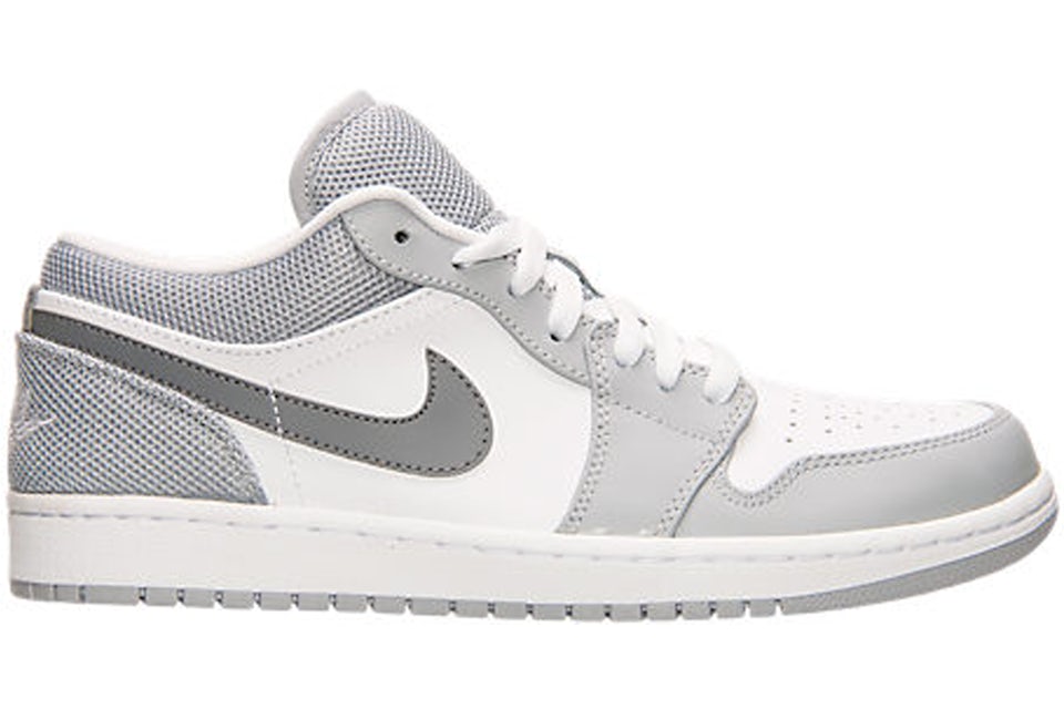 Jordan 1 Low White Cool Grey Wolf Grey Men s 553558 106 GB
