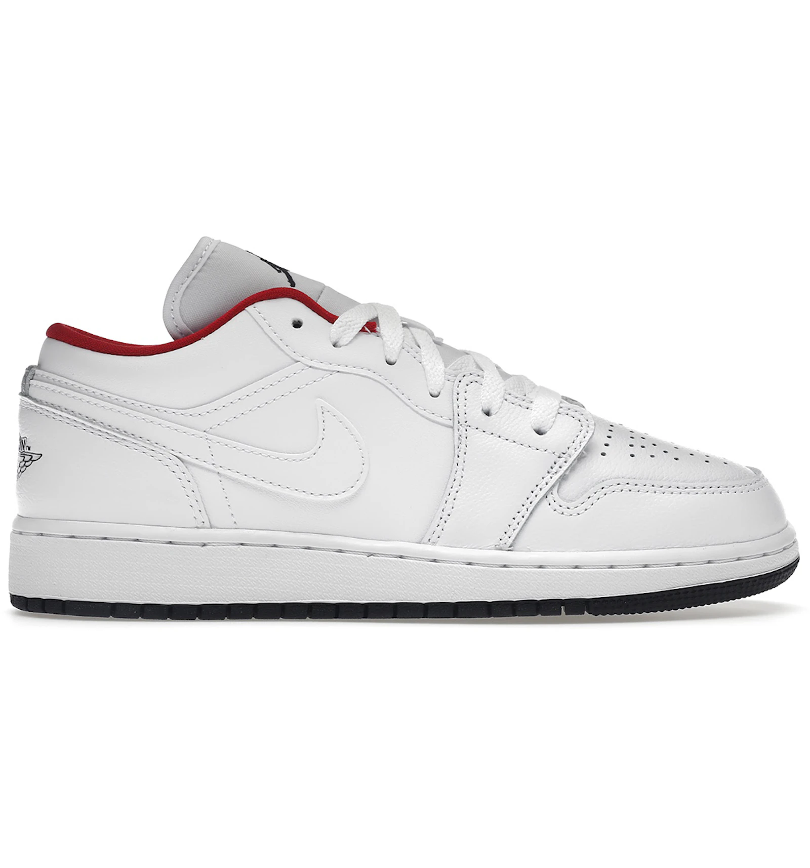 aj 1 low white gym red