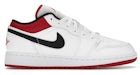 Jordan 1 Low White Gym Red (GS)