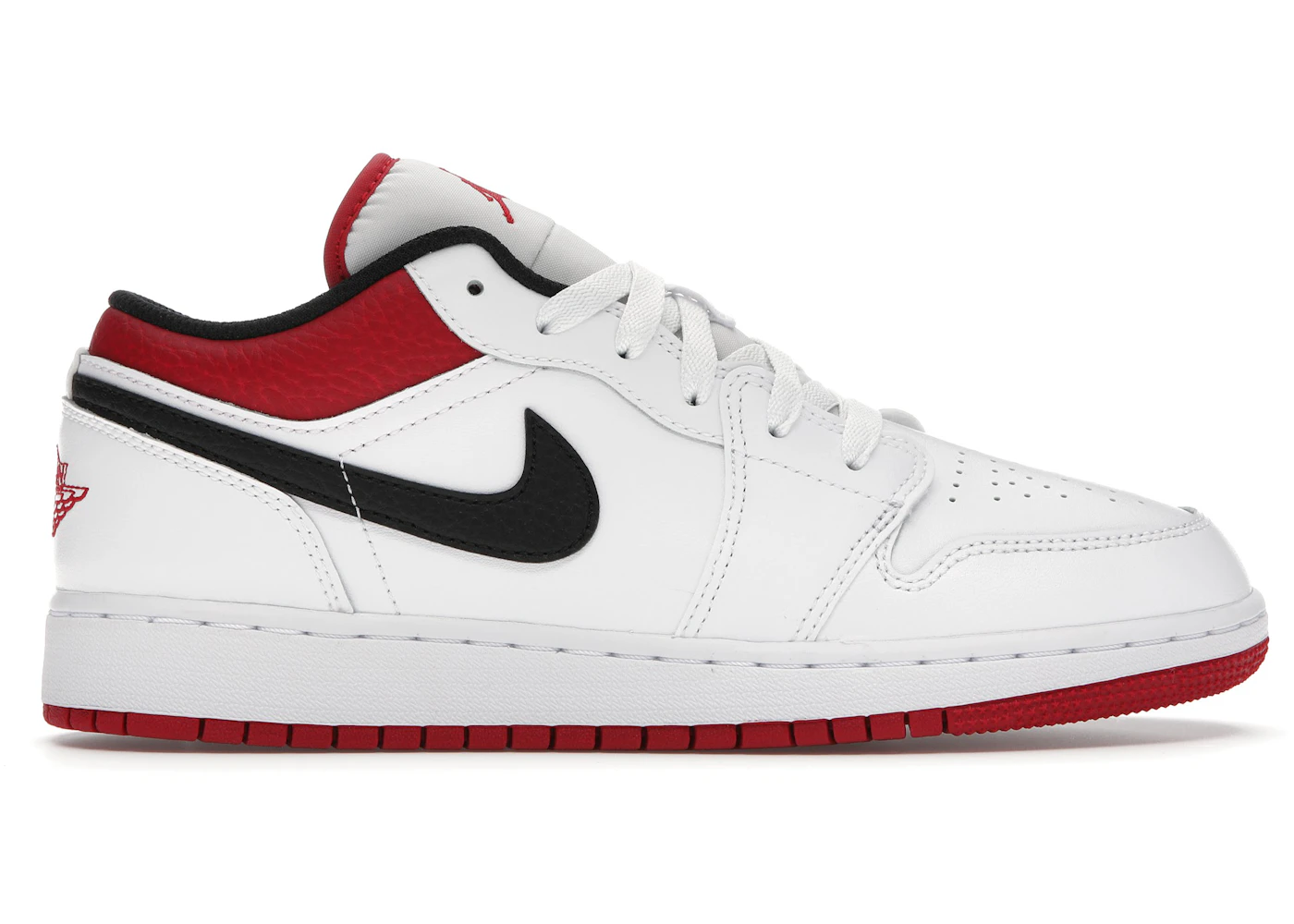 Jordan 1 Low White Gym Red (GS) - 553560-118 - US