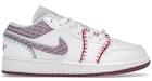ジョーダン 1 ロー ホワイト ライトボルドー (キッズ)