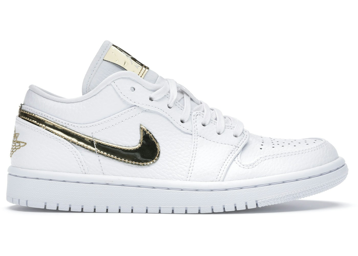 Jordan 1 Low White Metallic Gold W Cz4776 100 Jordan 1 Low White Metallic Gold W Cz4776 100