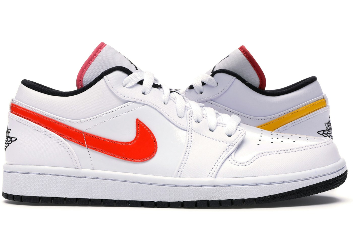 Jordan 1 Low White Multi-Color - CW7009-100